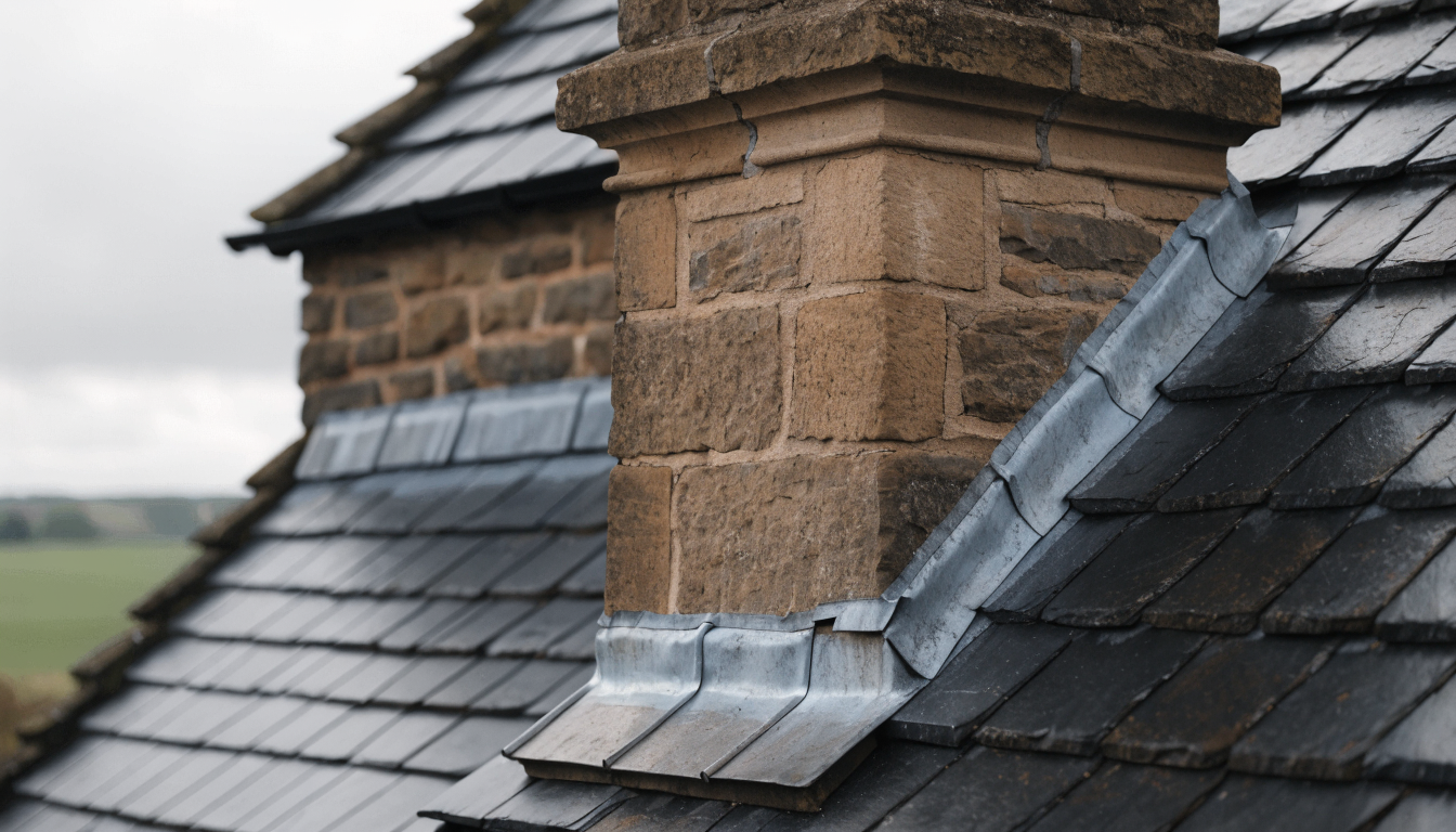 AI concept illustrating Roof leak repairs