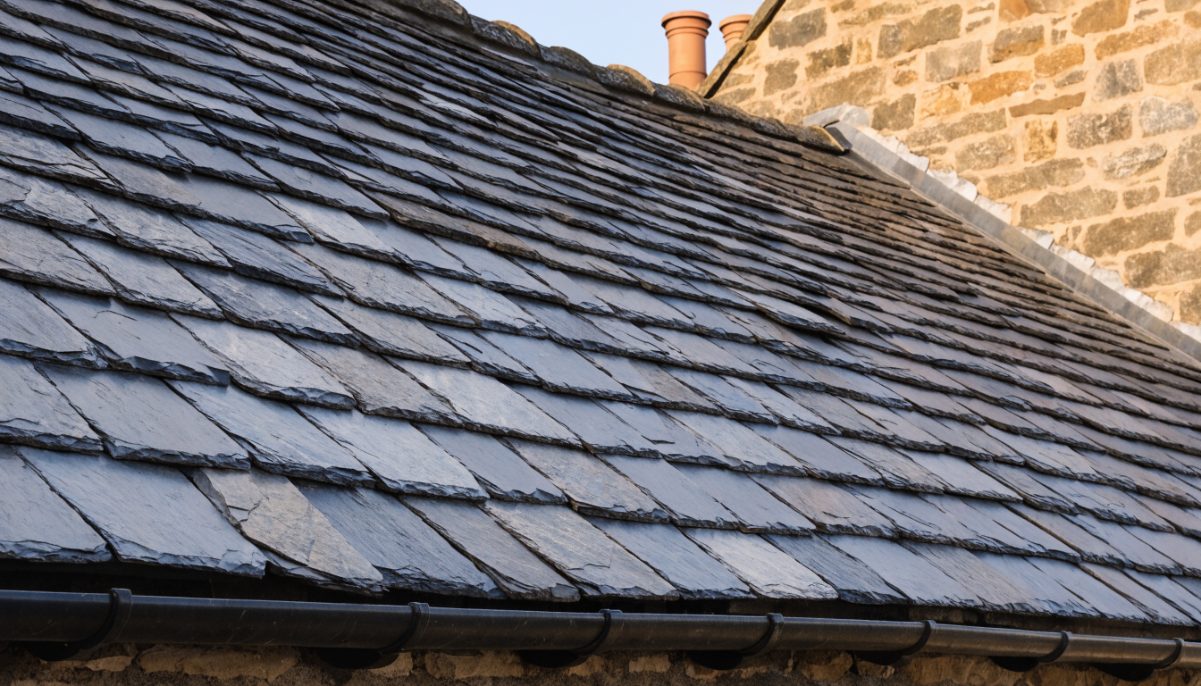 AI concept illustrating Slate roof repairs