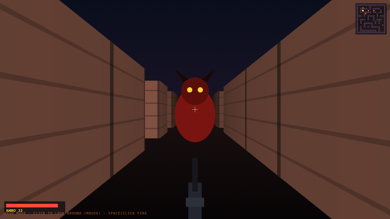 DOOM-style shooter built by an agent