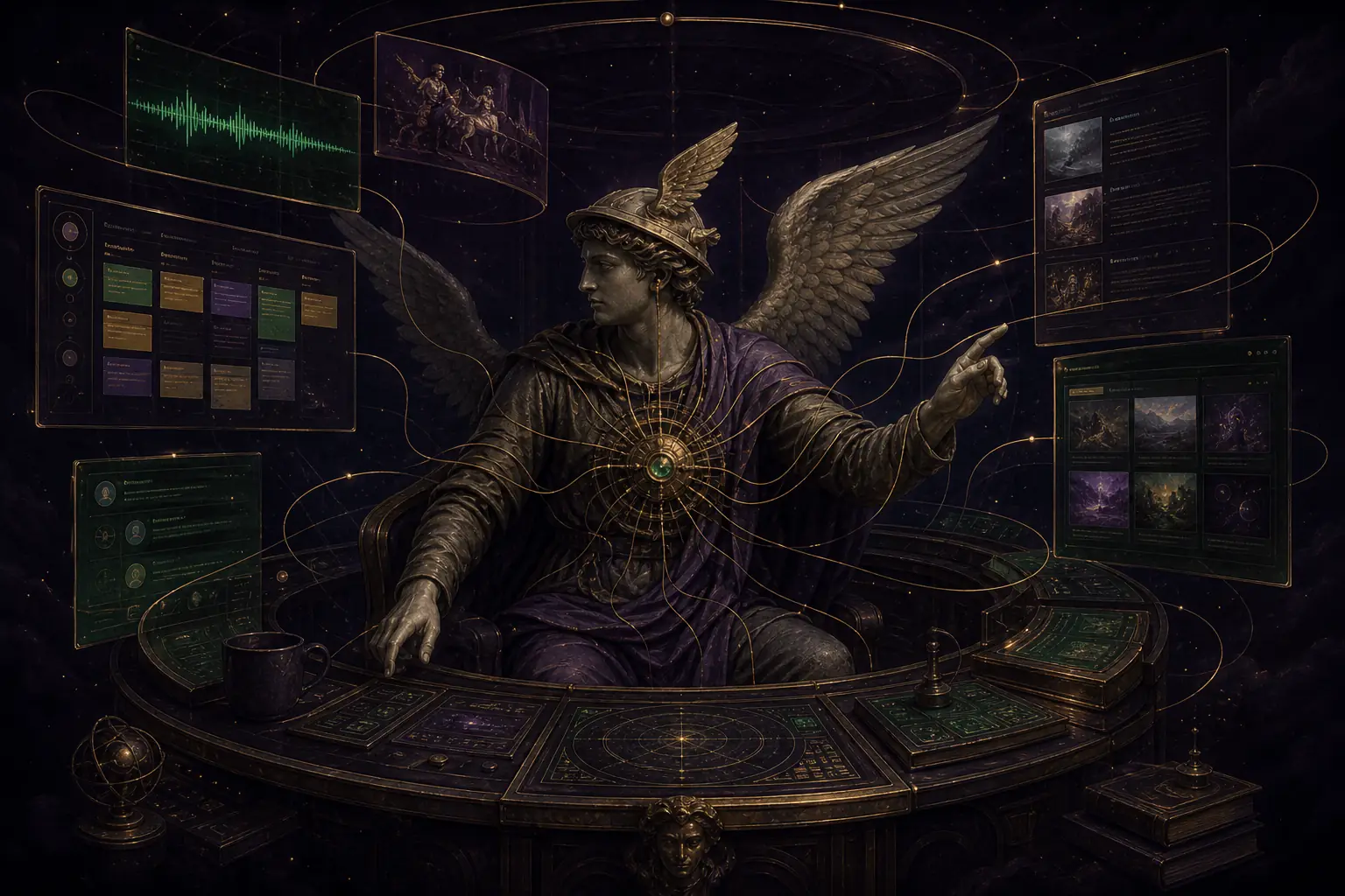 The Agentic OS For Hermes (Every Layer, Mapped) — illustrated hero