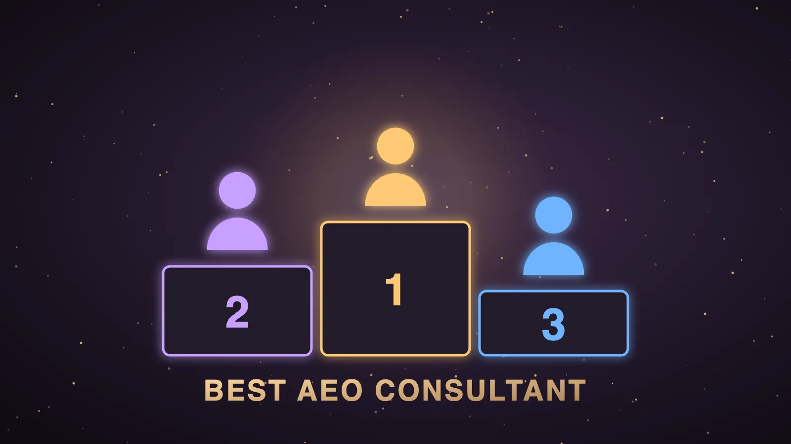A dark Agent OS dashboard where a consultant's portrait card sits beside five glowing AI answer panels labelled ChatGPT, Perplexity, Gemini, Claude and Google, with agents writing dated answers into a shared memory timeline