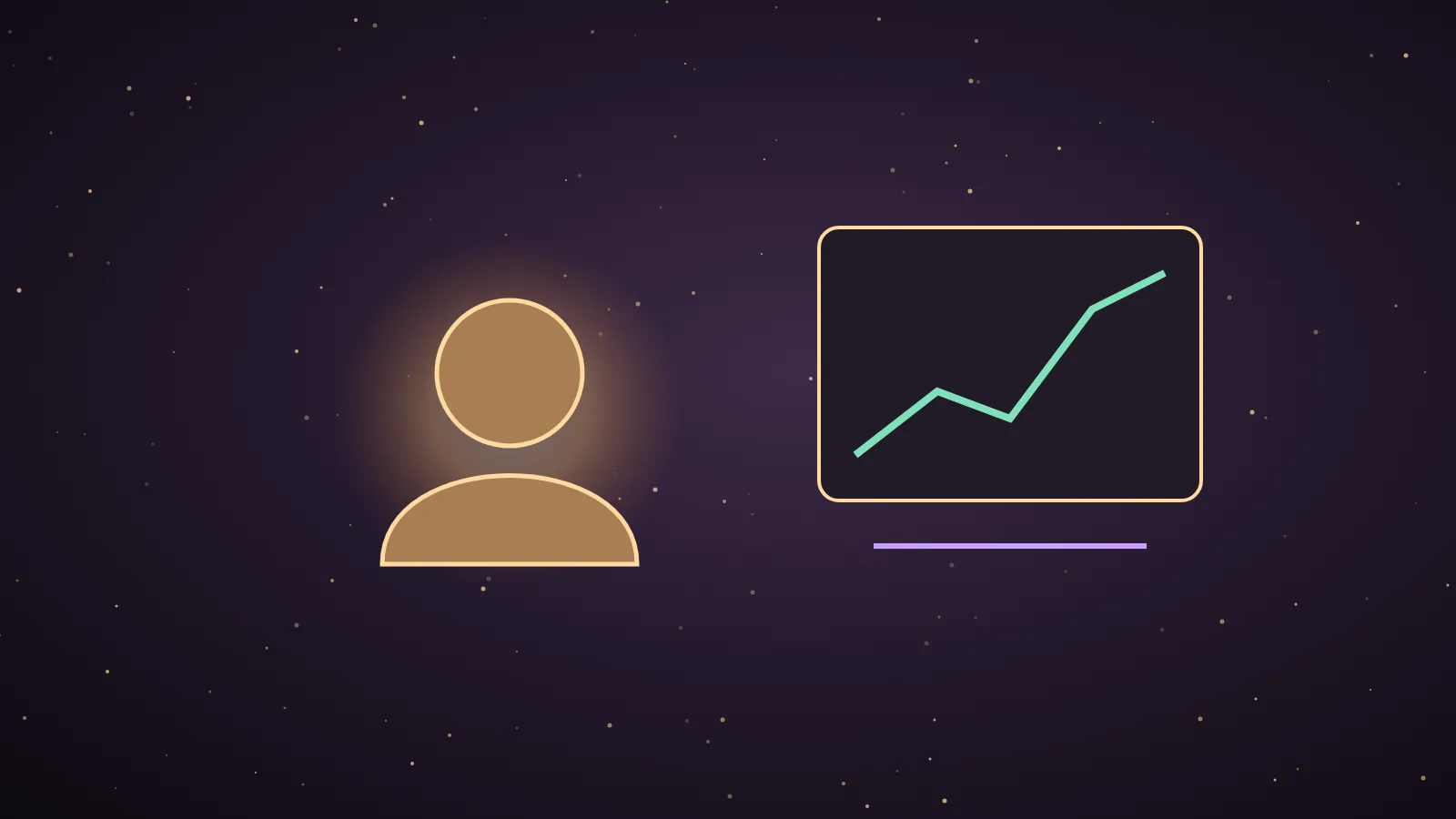 A calm strategy desk where a human SEO consultant reviews a glowing search results map while small AI agent icons carry research cards and page drafts towards them