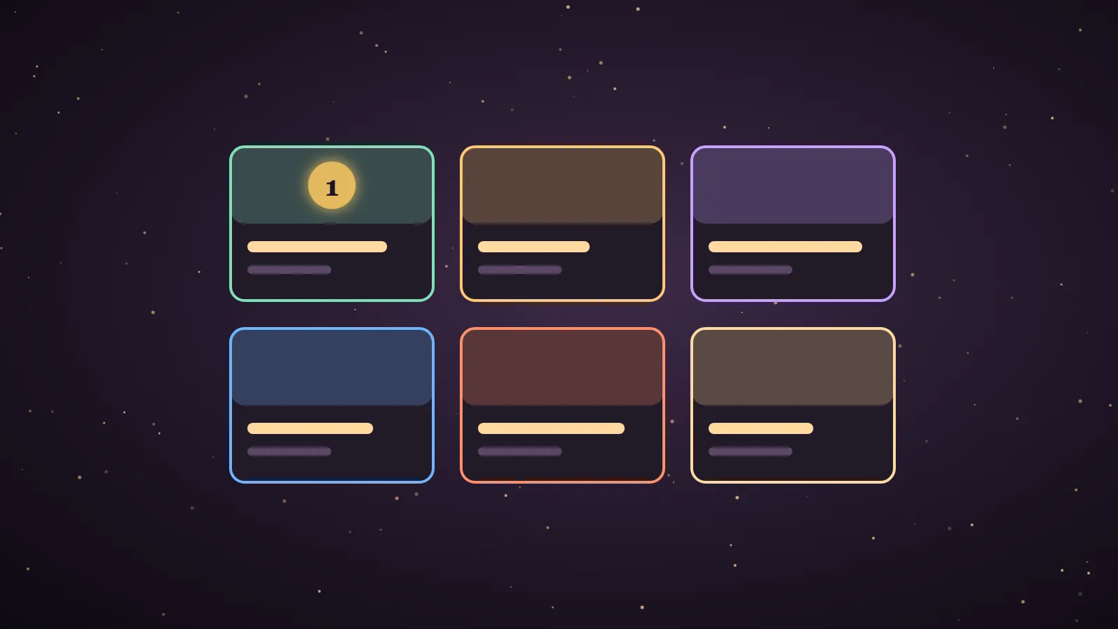 A bright online classroom dashboard with four glowing panels for community, classroom, calendar and a world map, while small AI agent icons carry lesson cards towards a task board