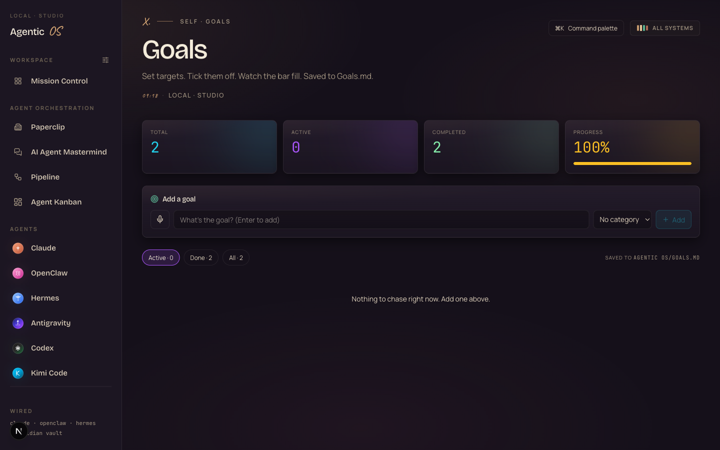 Goal Mode