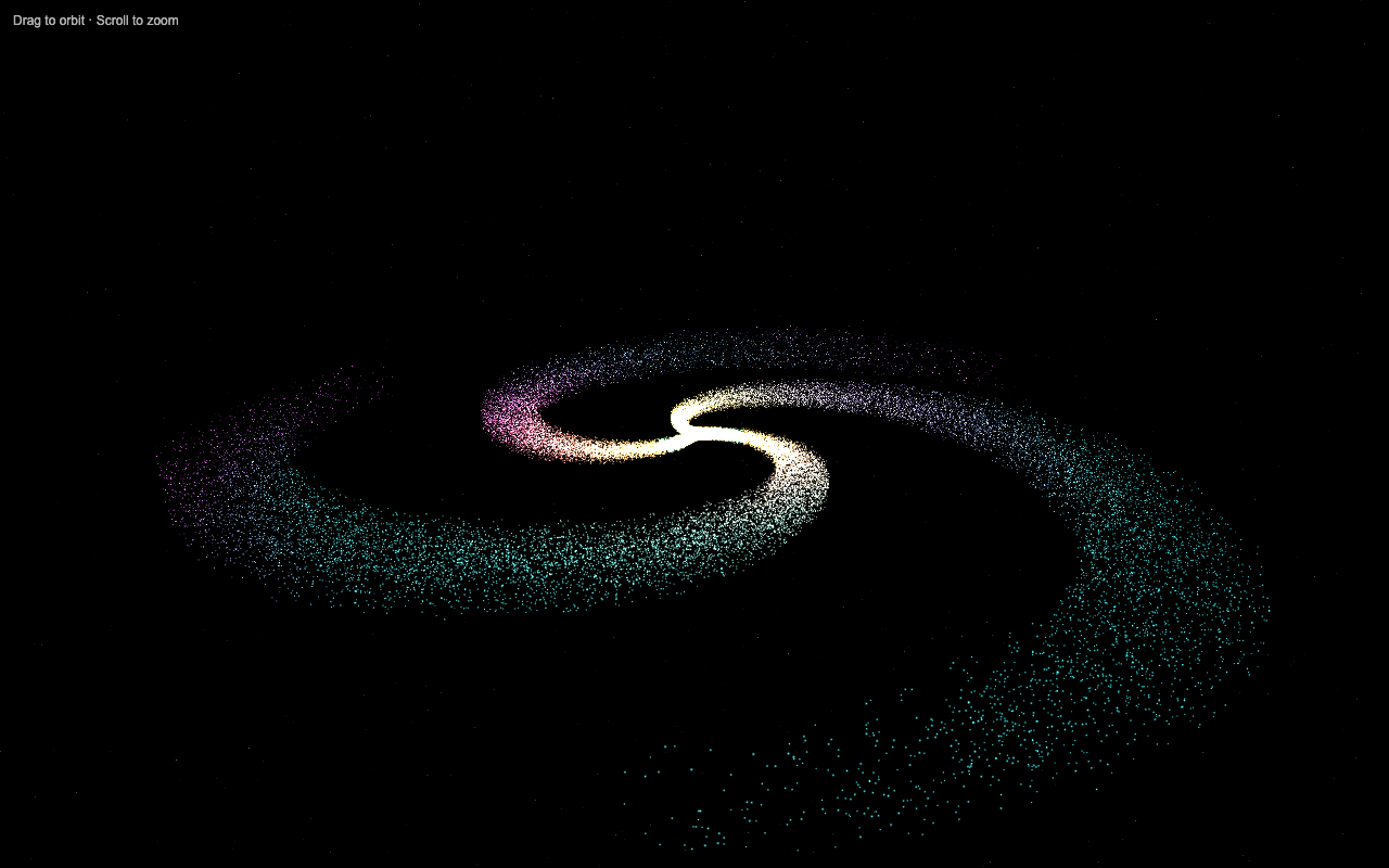 Fast spiral galaxy