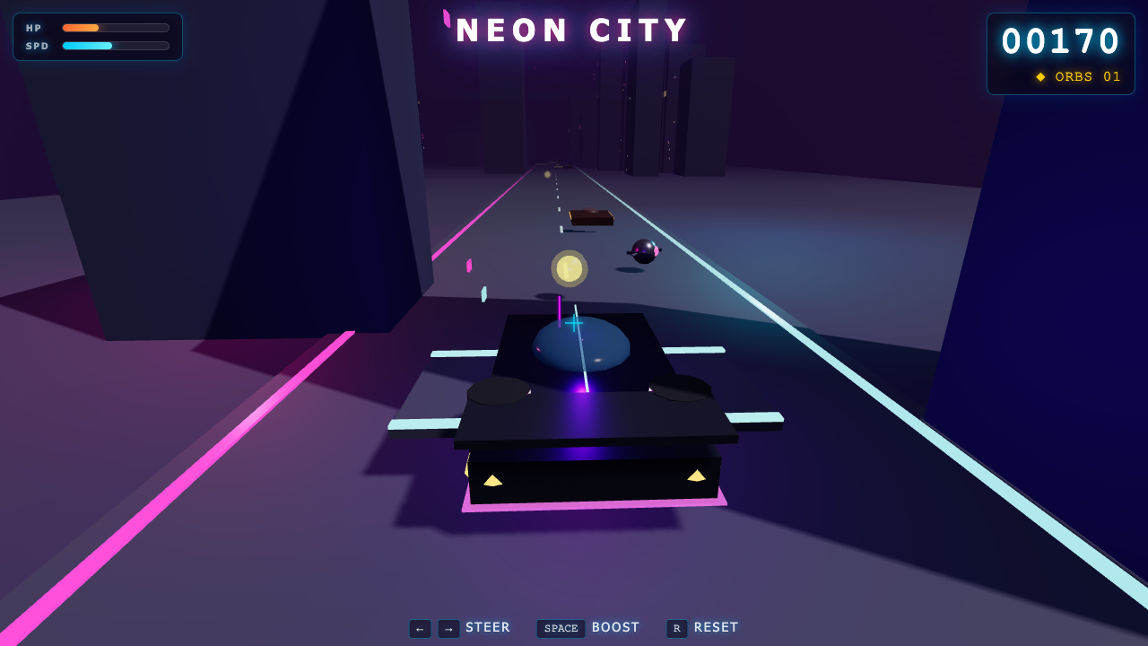 DeepSeek V4 Pro build of Neon City