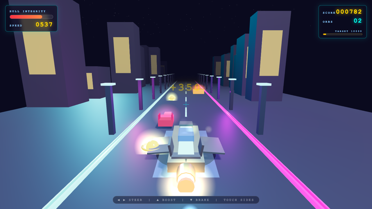 DeepSeek V4 Pro build of Neon Racer