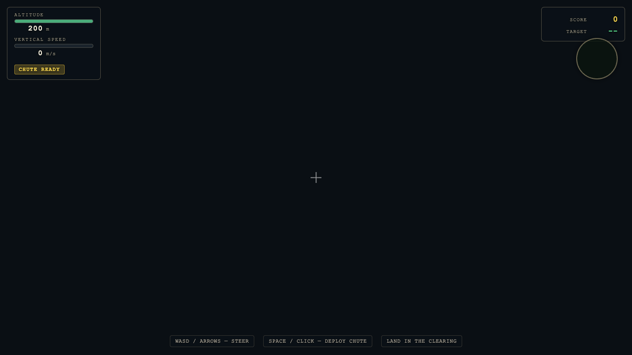 DeepSeek V4 Pro build of Parachute Drop