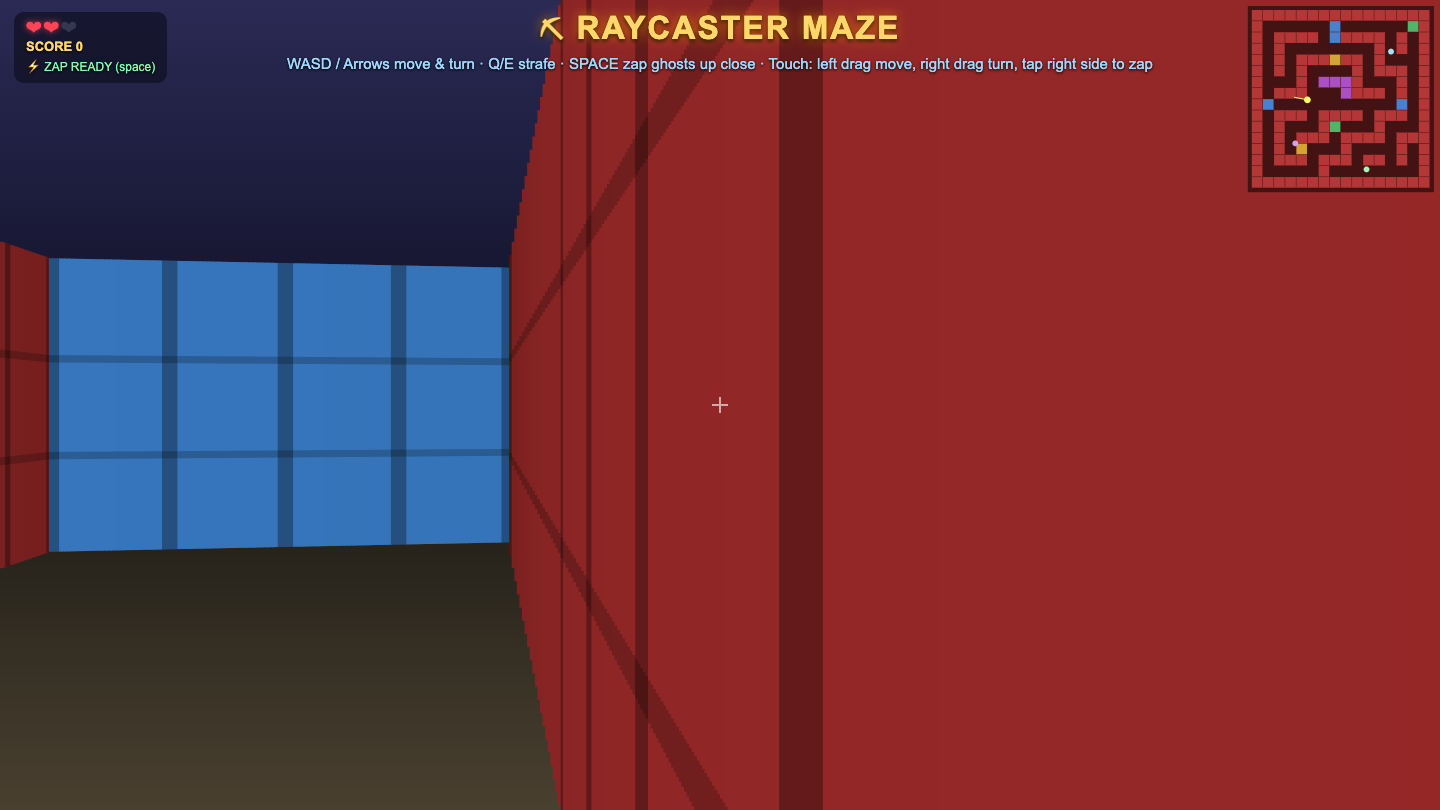 Claude Fable 5 build of Raycaster Maze