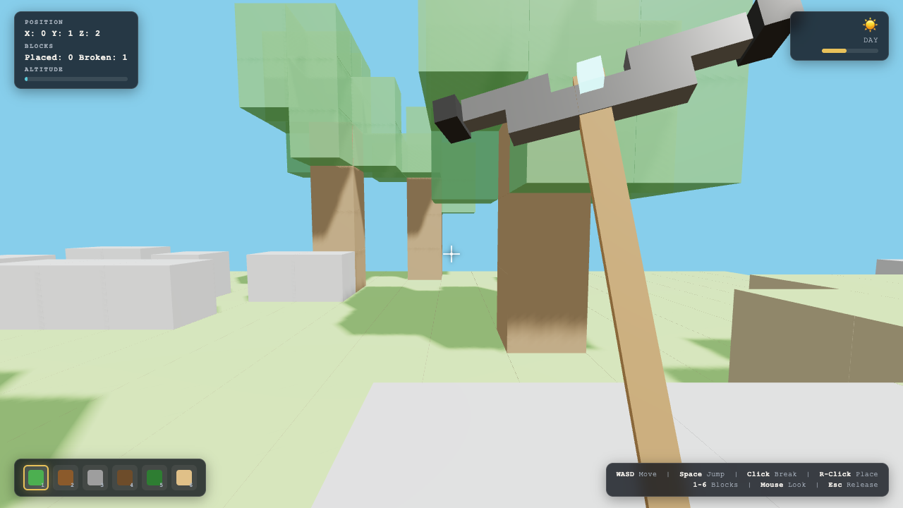DeepSeek V4 Pro build of Voxel Craft
