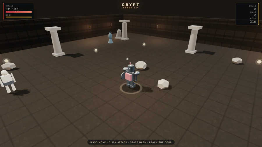 Crypt — one-shot build by DeepSeek V4 Flash