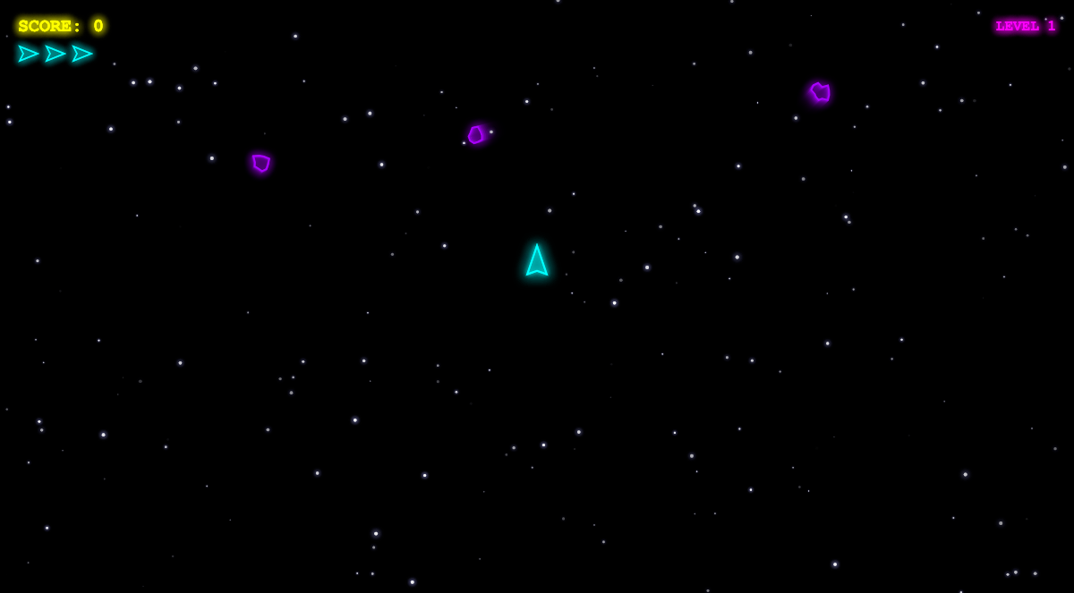 A playable neon arcade game built by free AI