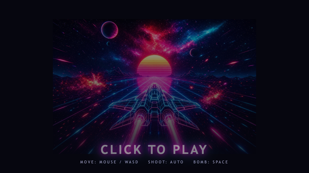 GLM-5.2 neon blaster game