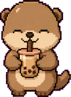Pet idle — sipping calmly