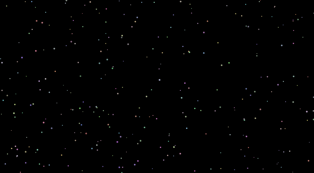 A colorful starfield Jarvis built from one spoken sentence
