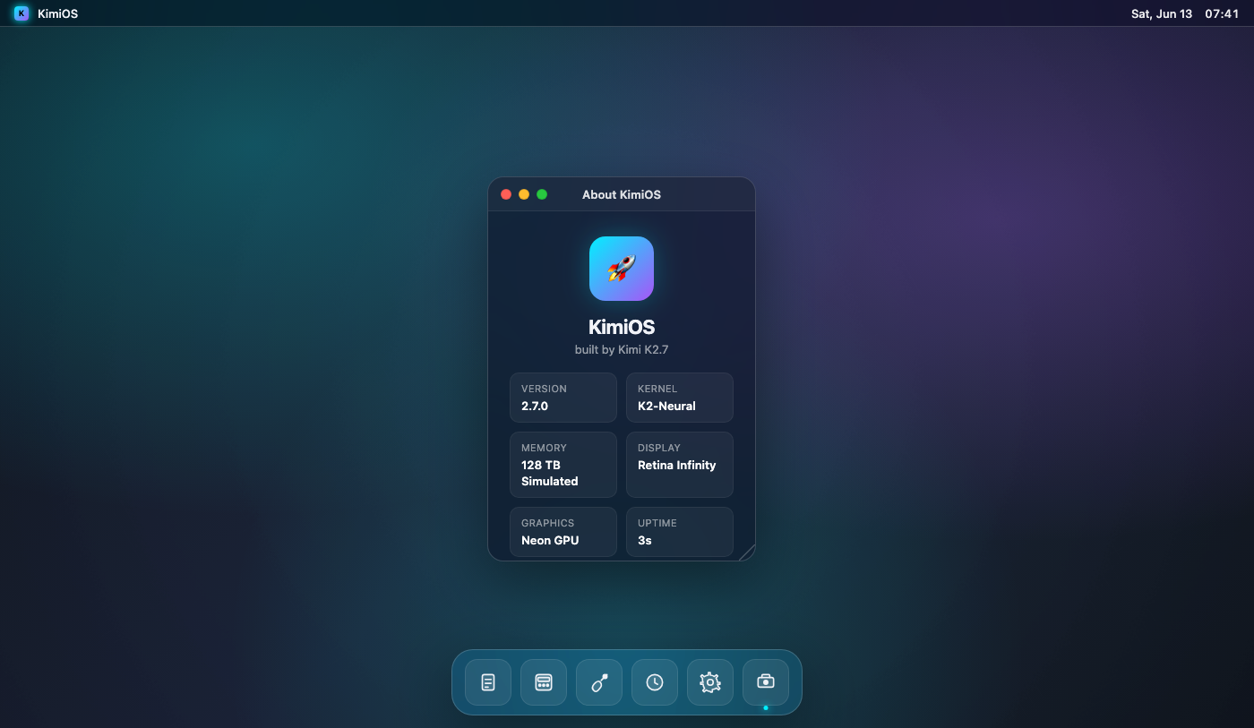 KimiOS — a desktop OS