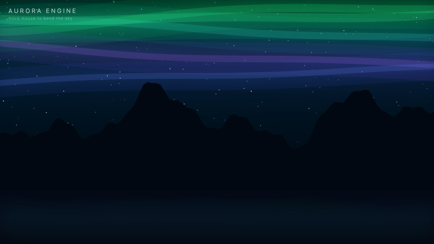 Aurora Engine — northern lights simulator built by the free router