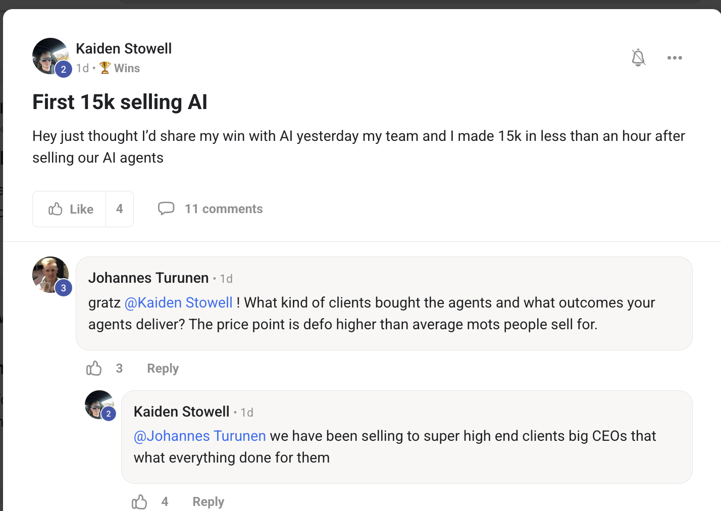 AI Profit Boardroom member testimonial #14