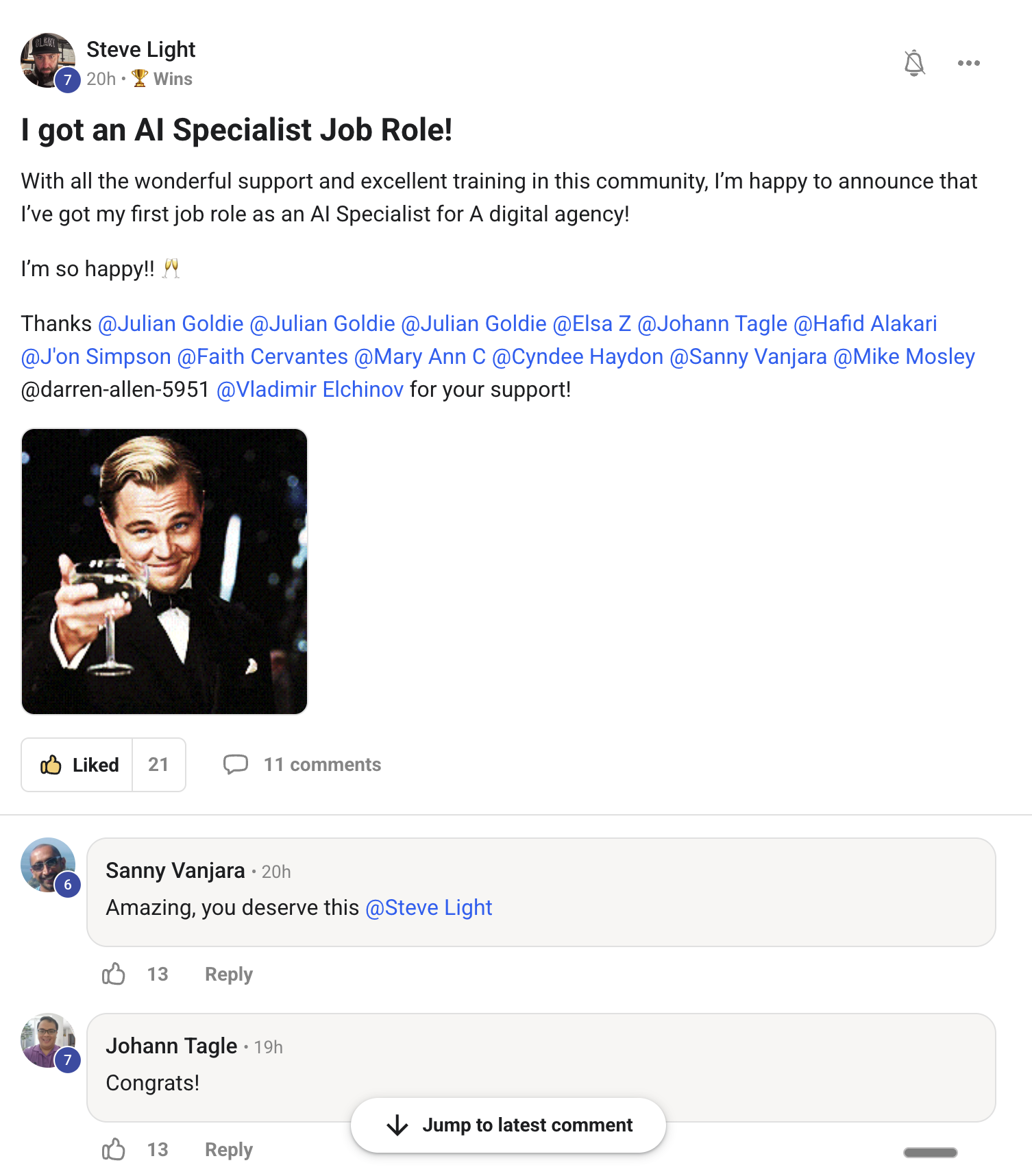 AI Profit Boardroom member testimonial #27