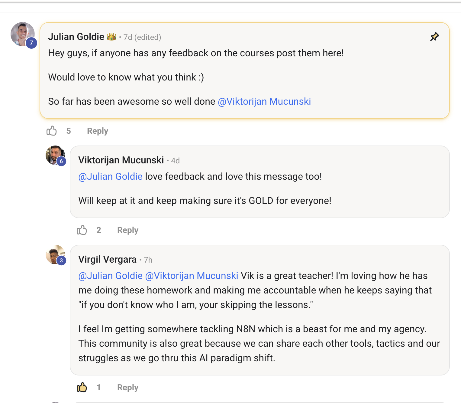 AI Profit Boardroom member testimonial #168