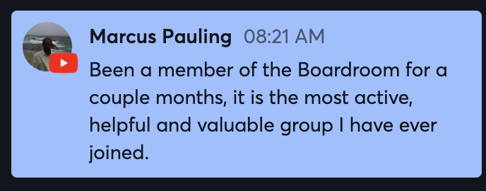 AI Profit Boardroom member testimonial #126