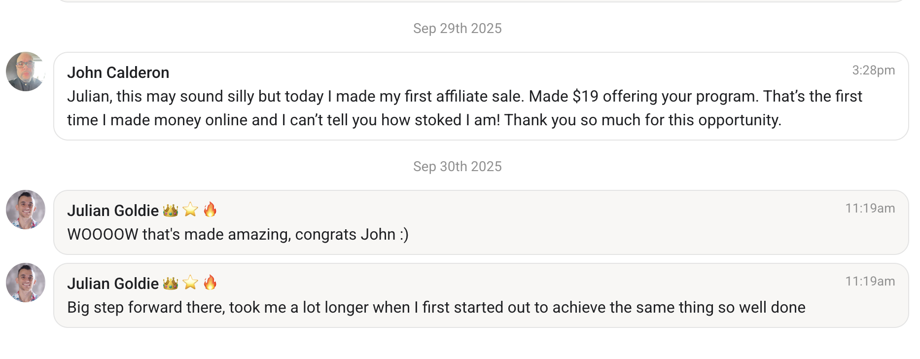 AI Profit Boardroom member testimonial #121