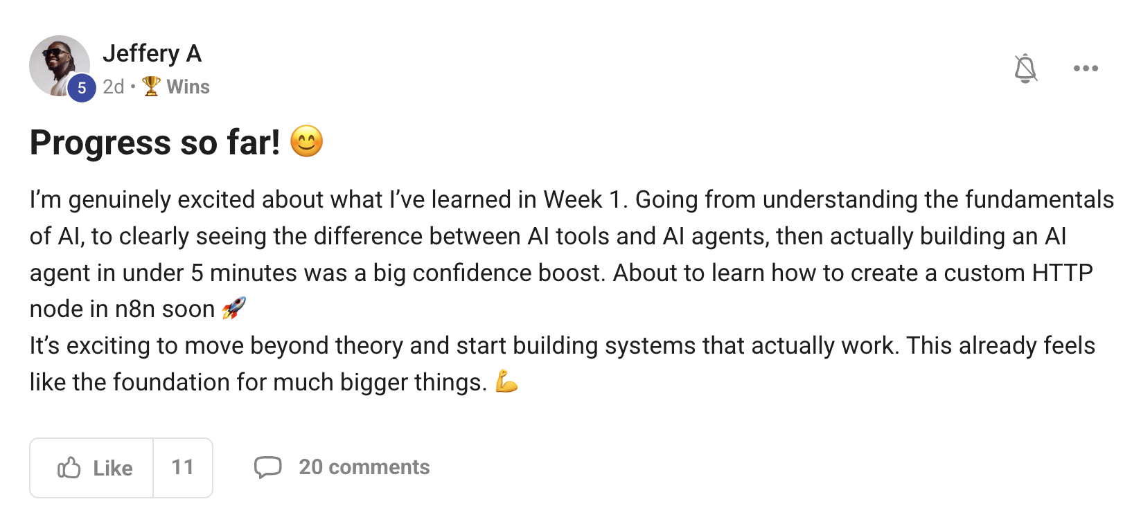 AI Profit Boardroom member testimonial #71