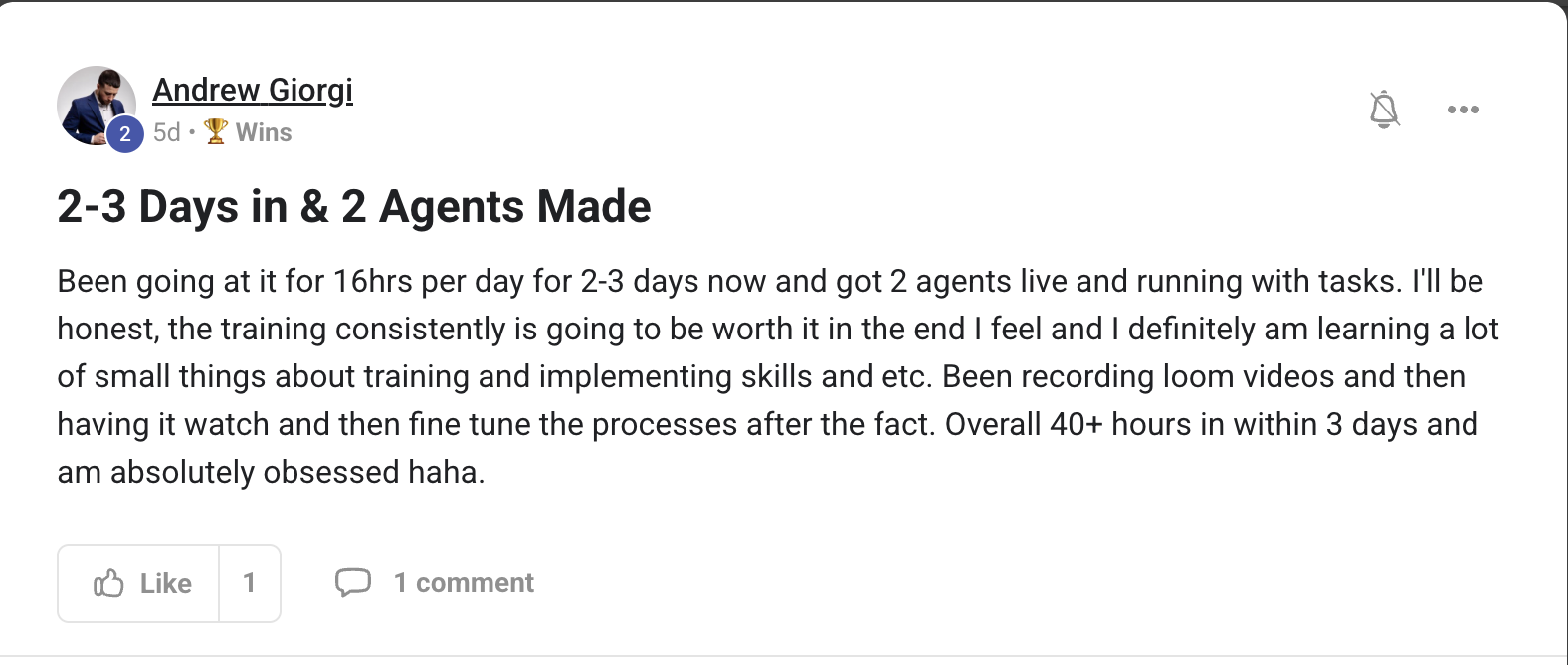AI Profit Boardroom member testimonial #252
