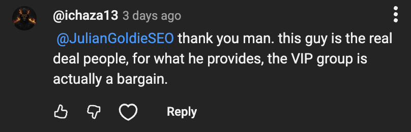 AI Profit Boardroom member testimonial #50