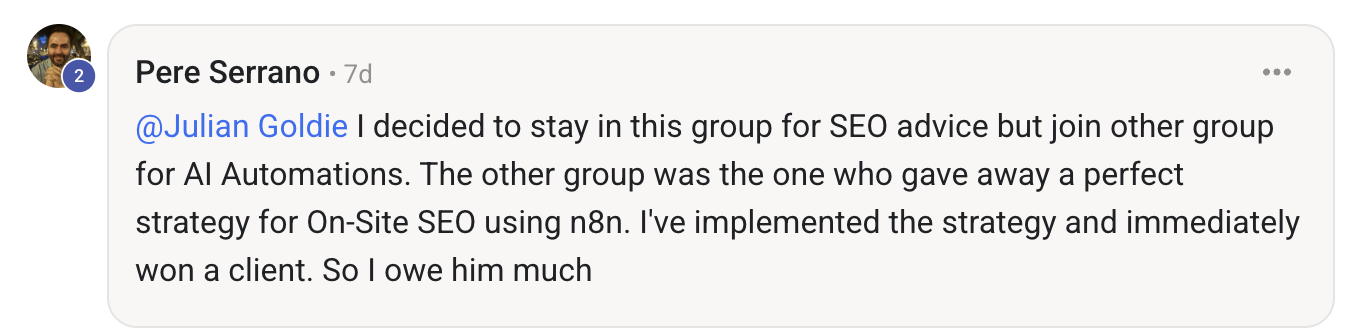 AI Profit Boardroom member testimonial #219