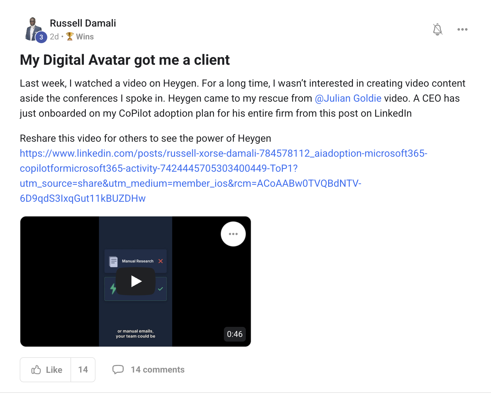 AI Profit Boardroom member testimonial #58