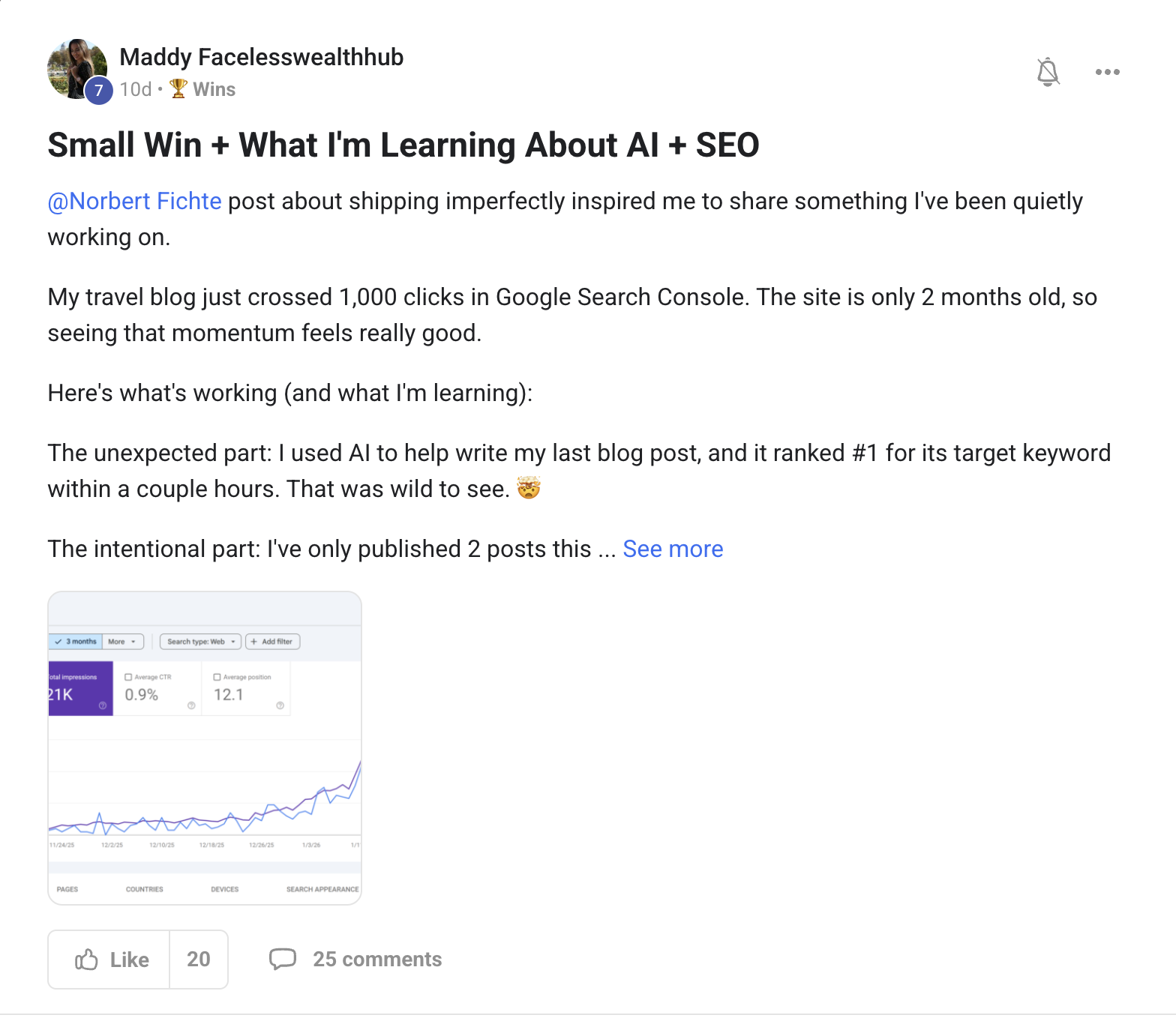 AI Profit Boardroom member testimonial #62