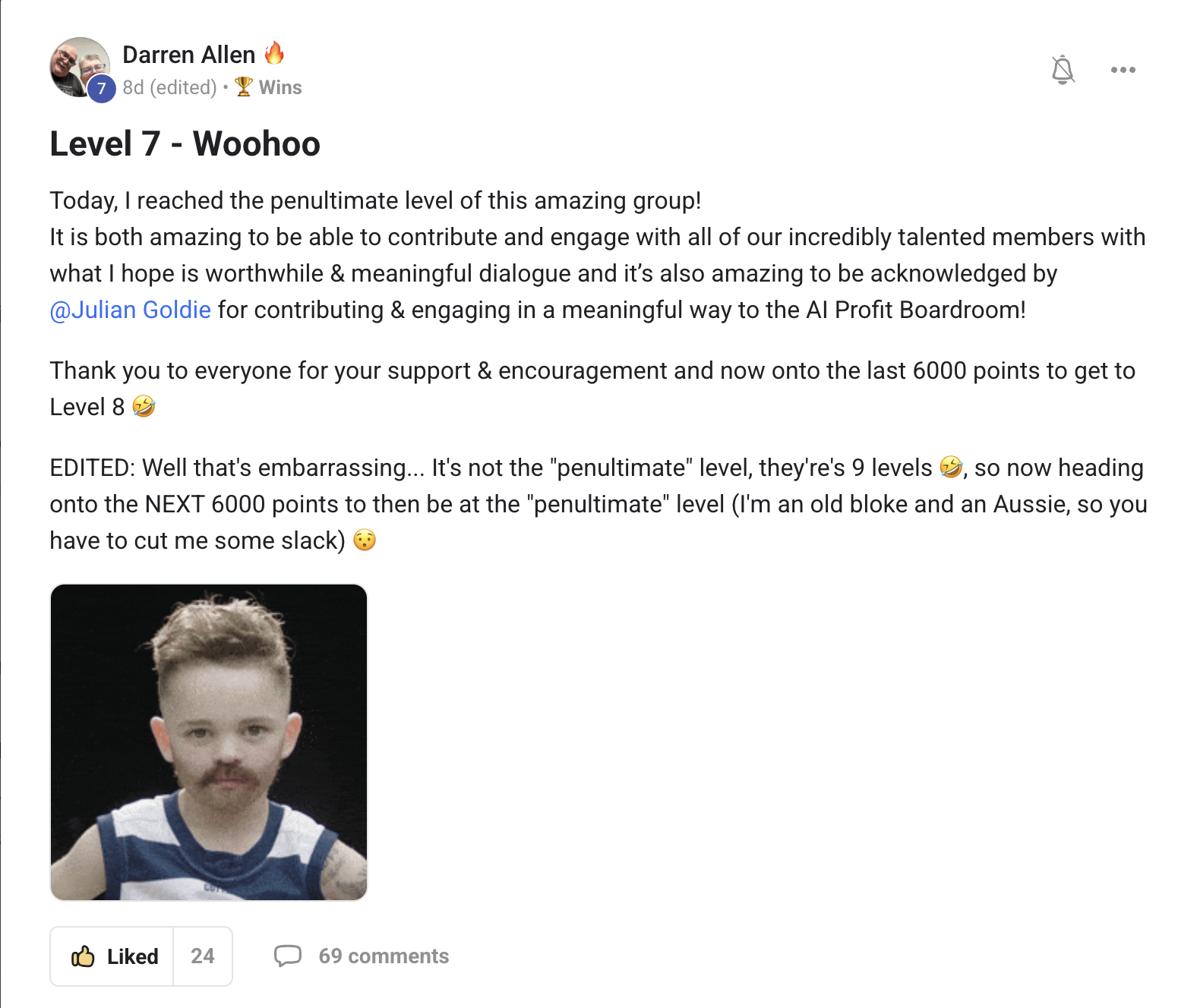 AI Profit Boardroom member testimonial #72