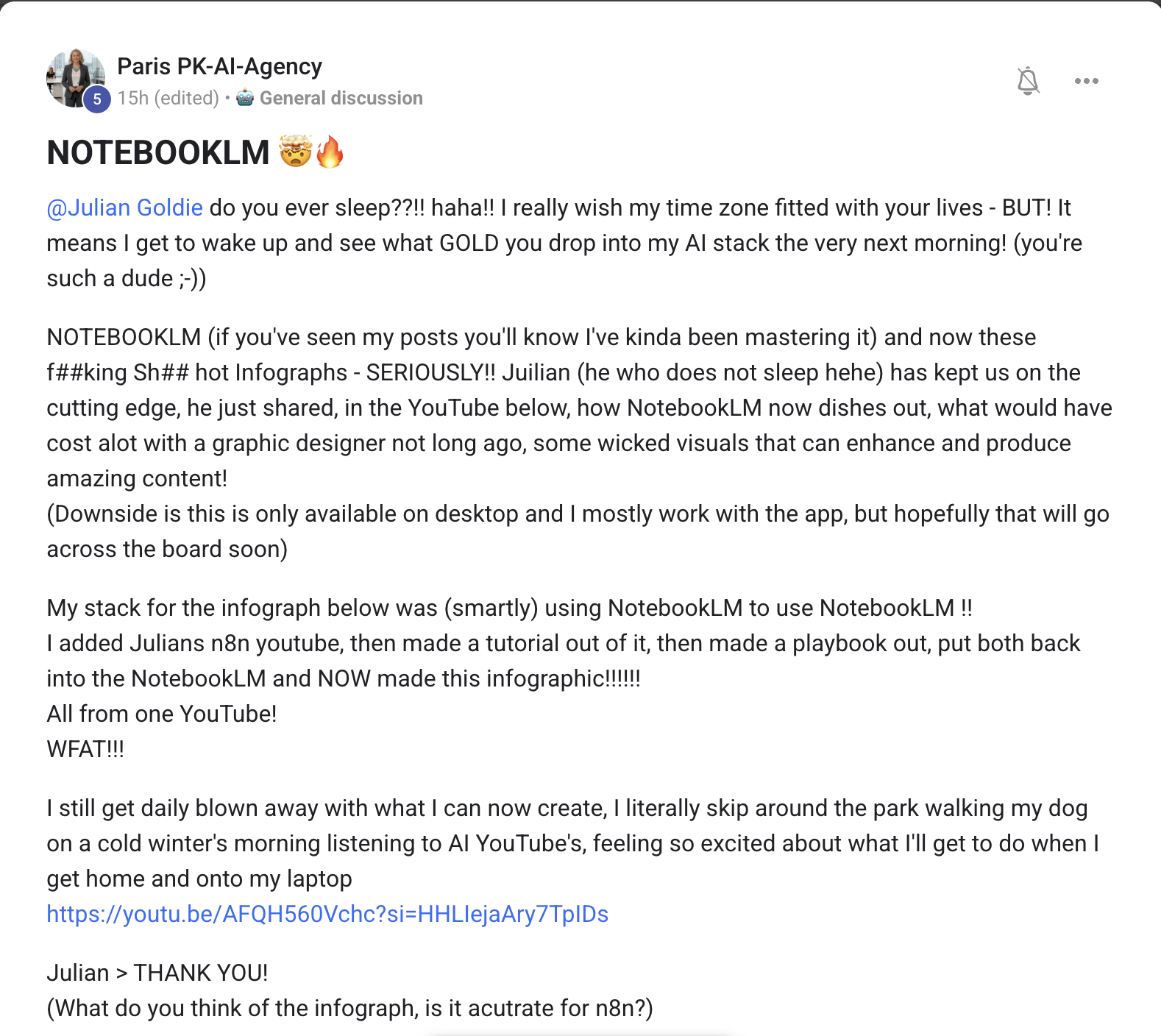 AI Profit Boardroom member testimonial #90