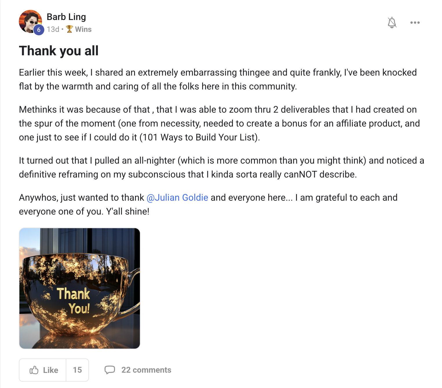 AI Profit Boardroom member testimonial #68