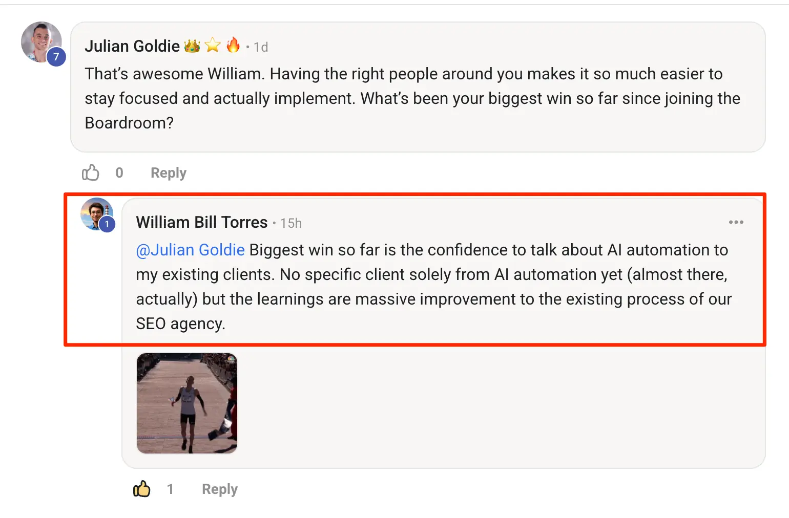 AIPB member win #108 — real screenshot
