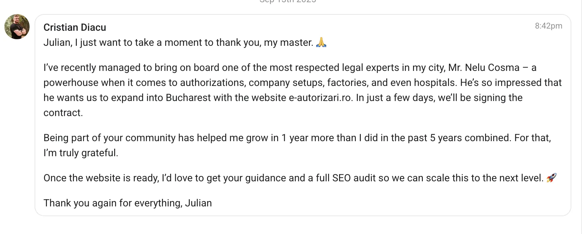 AIPB member win #141 — real screenshot