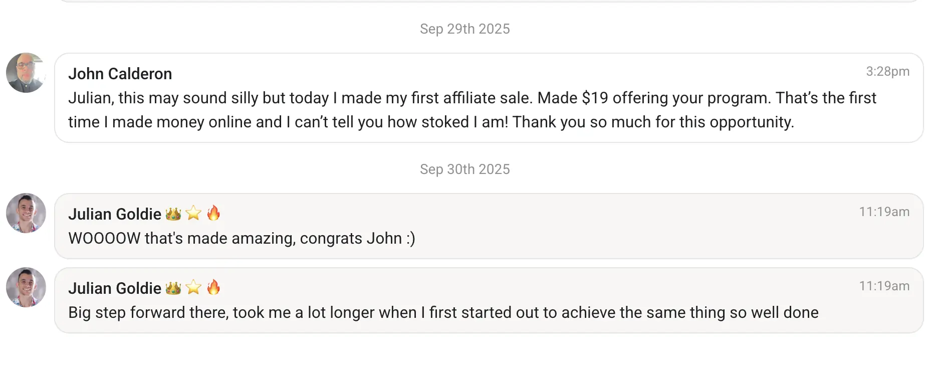 AIPB member win #147 — real screenshot