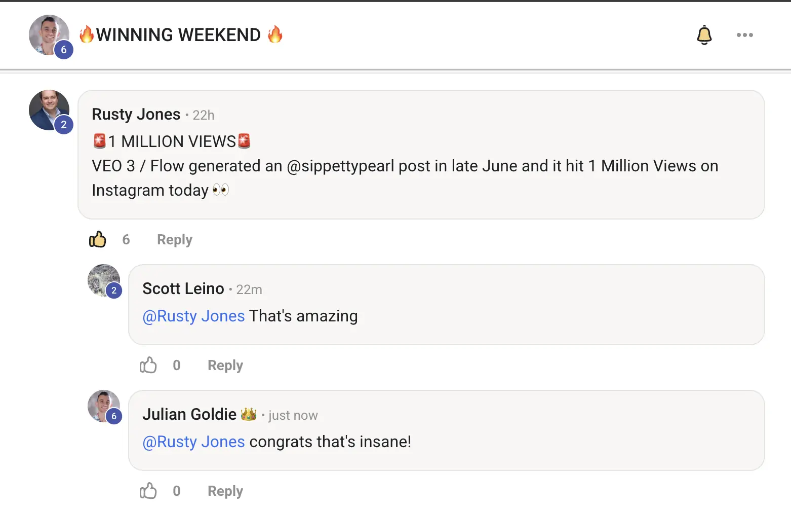AIPB member win #150 — real screenshot
