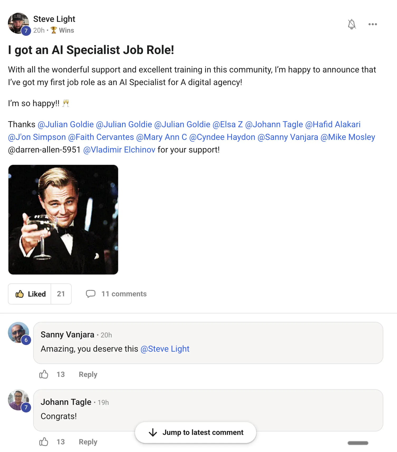 AIPB member win #16 — real screenshot
