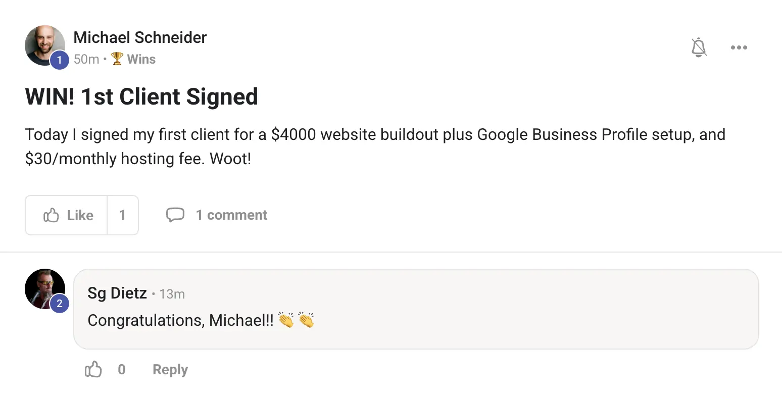 AIPB member win #194 — real screenshot