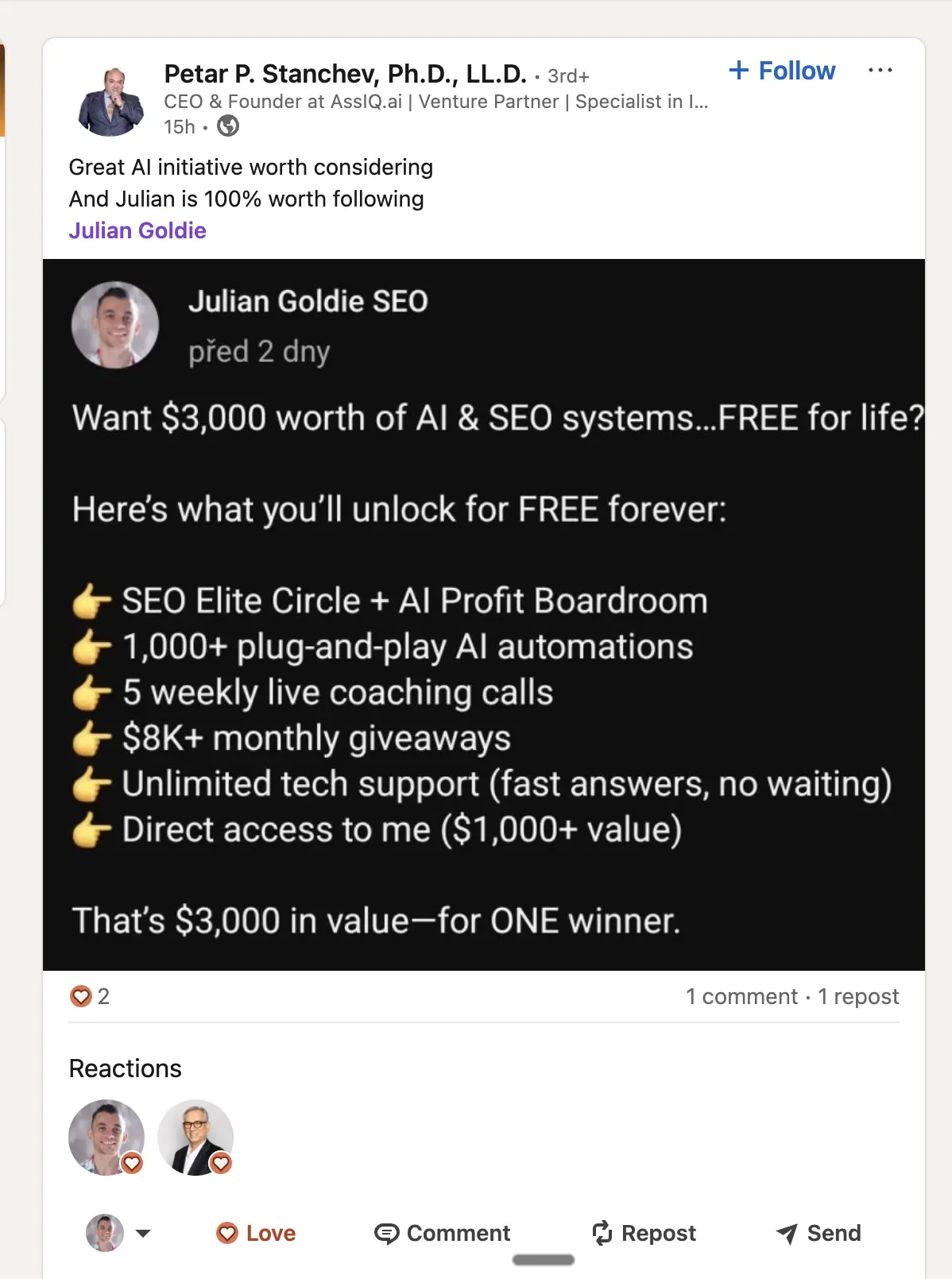 AIPB member win #21 — real screenshot