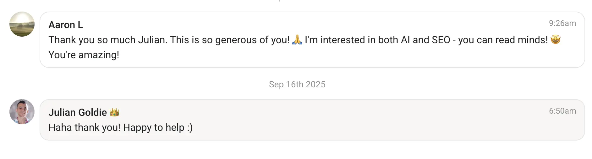 AIPB member win #218 — real screenshot