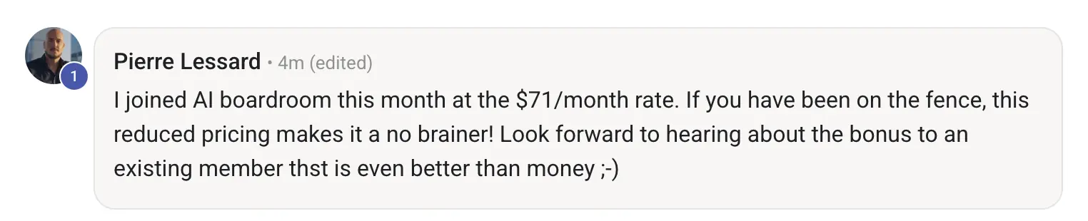 AIPB member win #252 — real screenshot