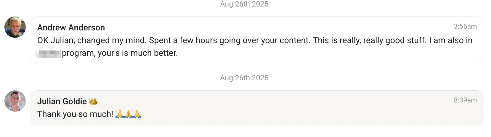 AIPB member win #257 — real screenshot