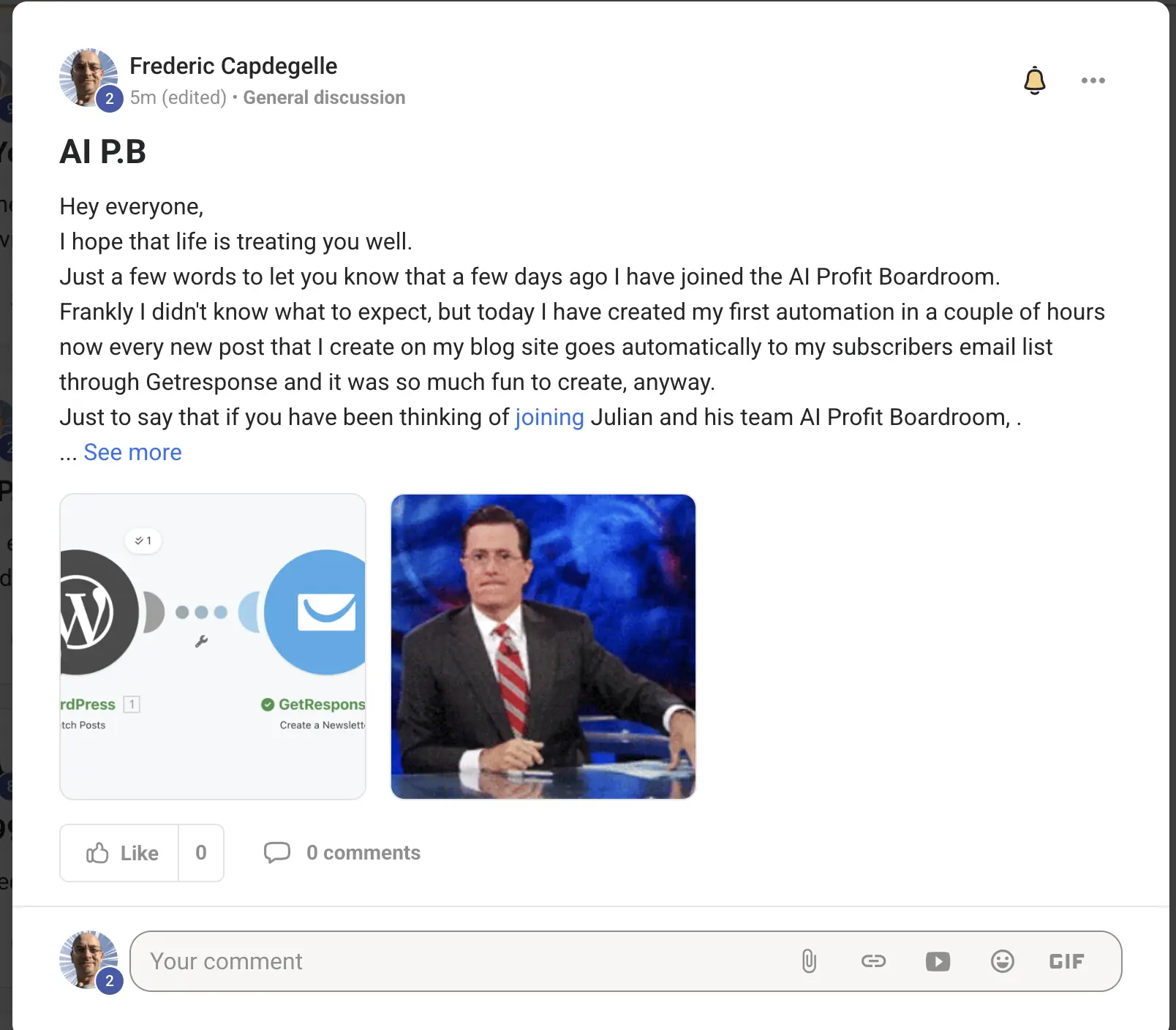 AIPB member win #29 — real screenshot