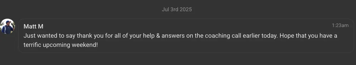 AIPB member win #300 — real screenshot