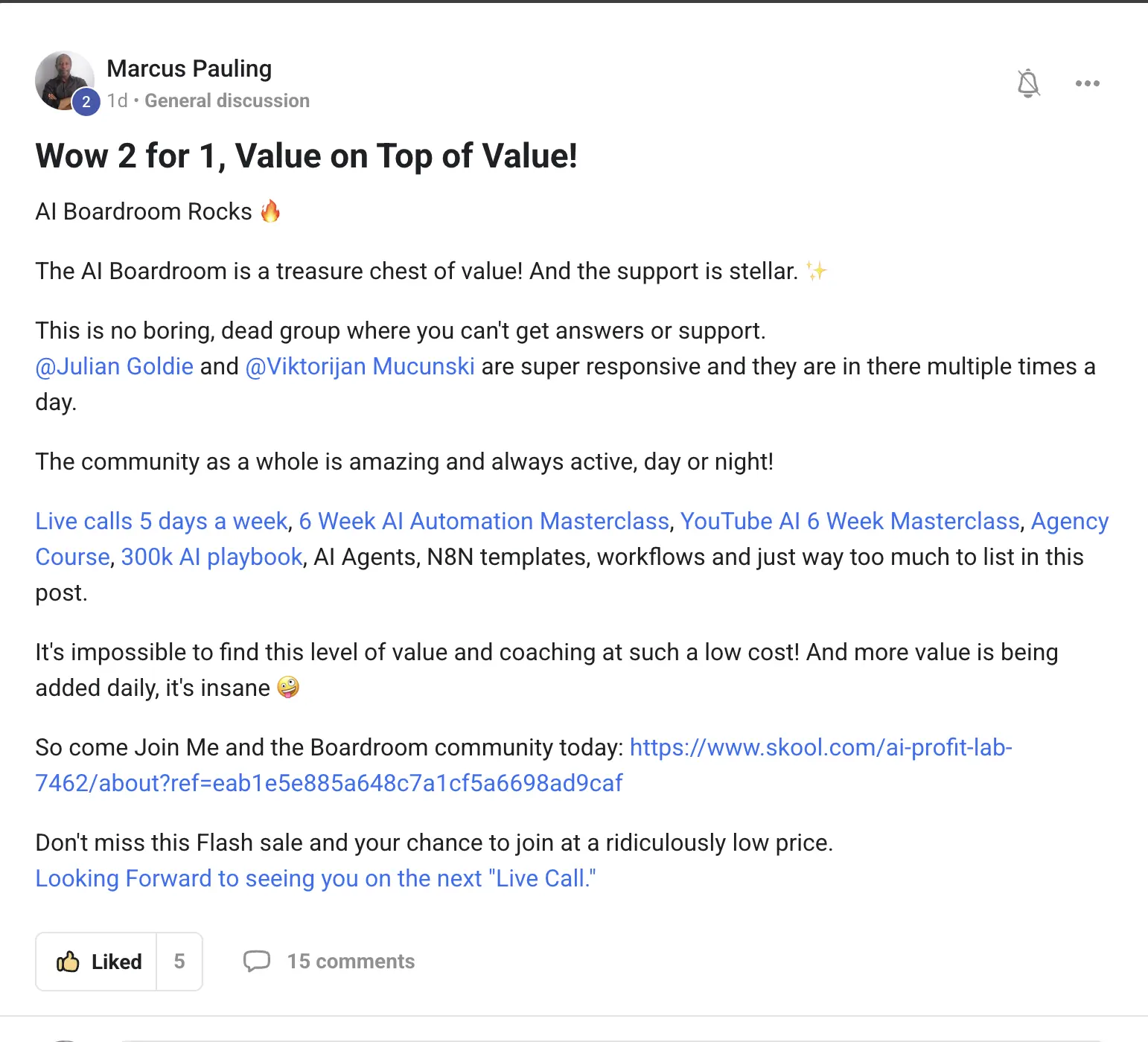 AIPB member win #81 — real screenshot