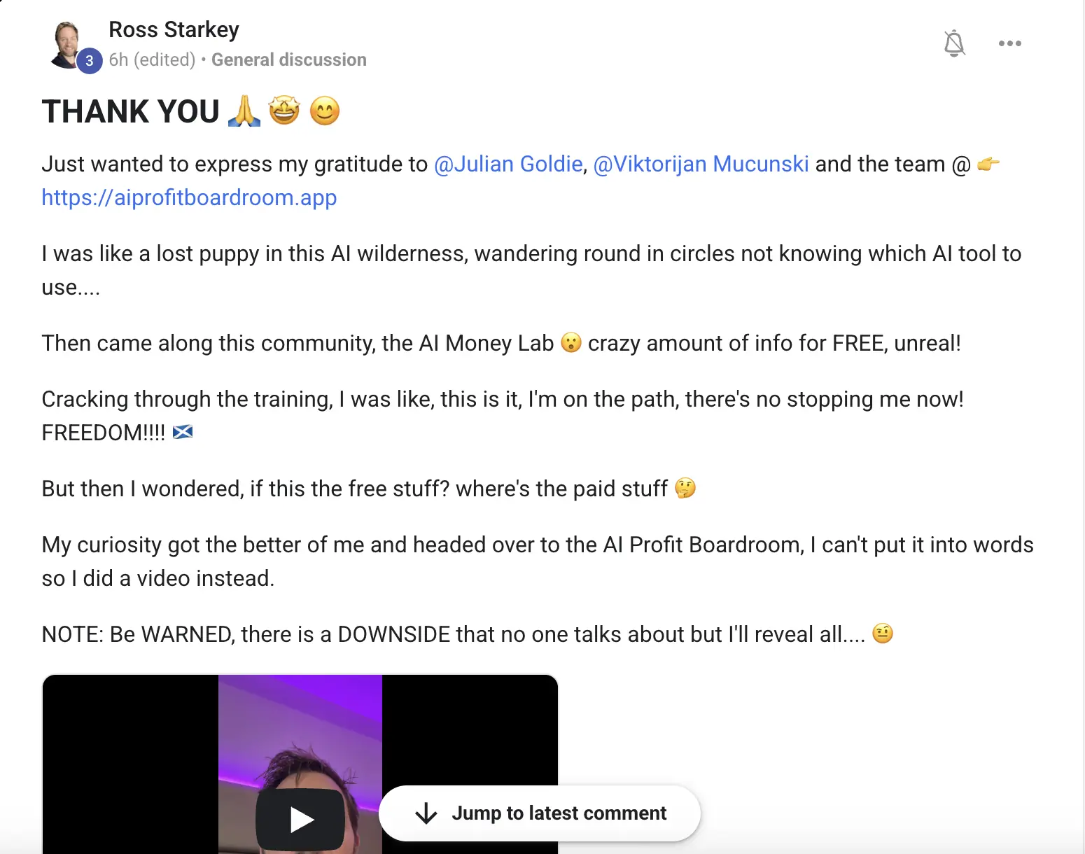 AIPB member win #95 — real screenshot